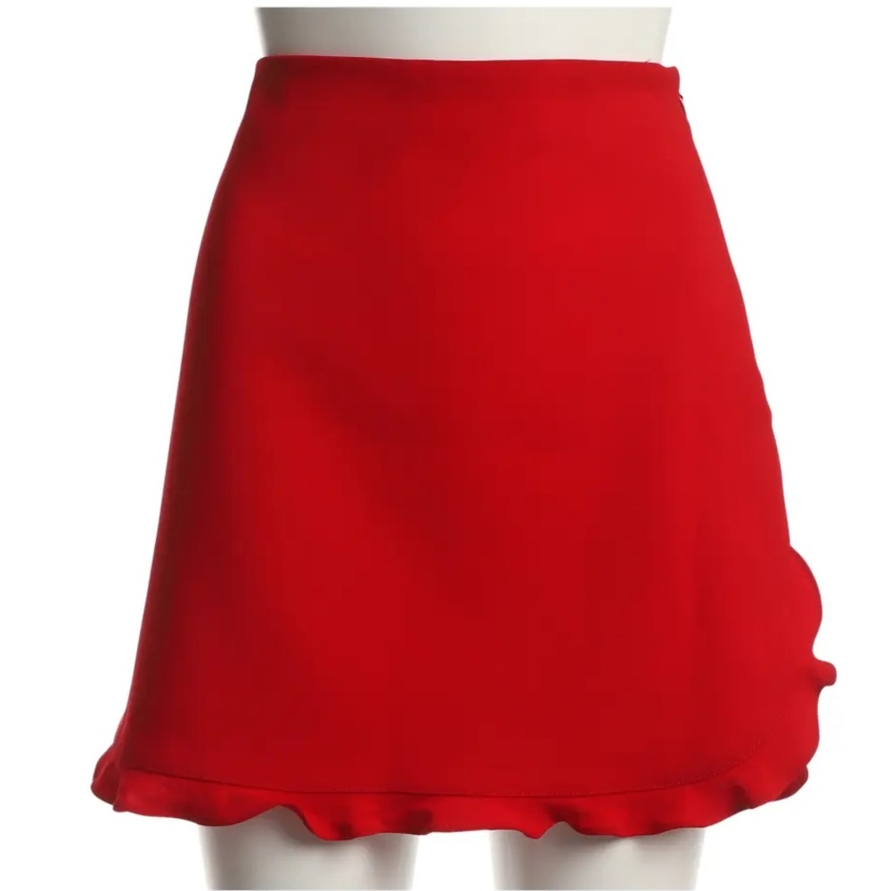 Miu Miu red miniskirt